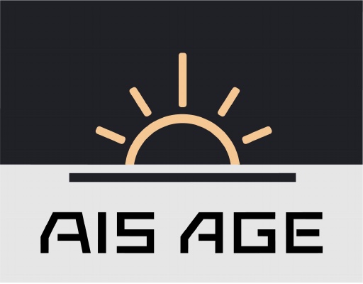 Lancersコンペに提出した、AIS AGEのロゴ提案。地平線から昇る光